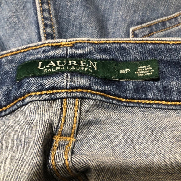 Lauren Ralph Lauren Denim Shorts Cuff Leg Womens 8P - Picture 3 of 5
